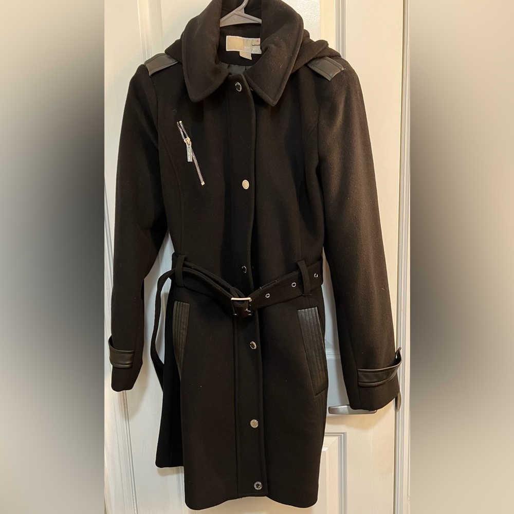 Michael Kors Black Dress Coat